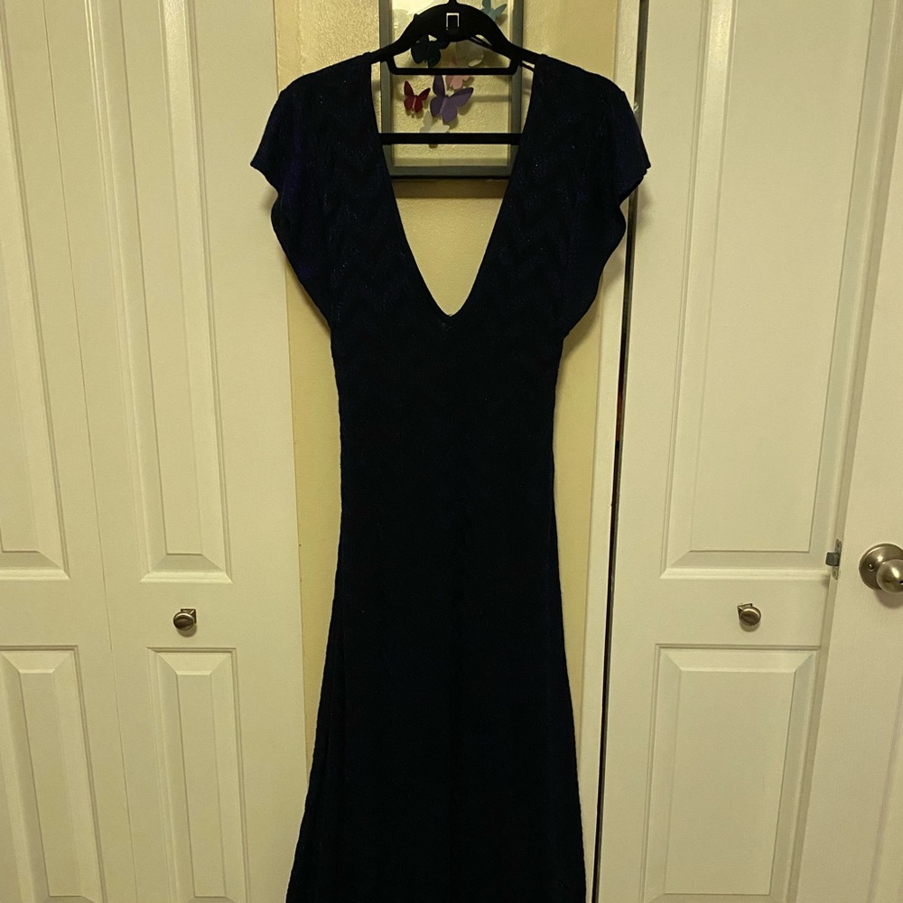 Never worn Sparkly blue dress